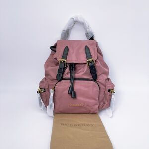 Burberry Small Rucksack Crossbody Backpack Mauve Pink Authentic Limited Edition